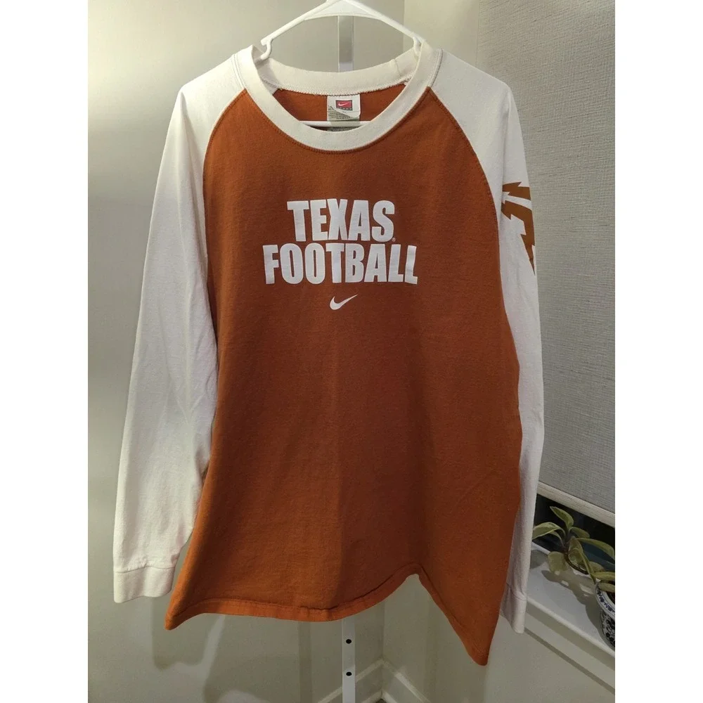 Nike University Of Texas Football Vintage 90s Y2K Shirt XL